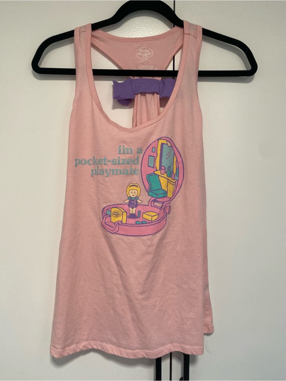 Polly pocket bow tank top